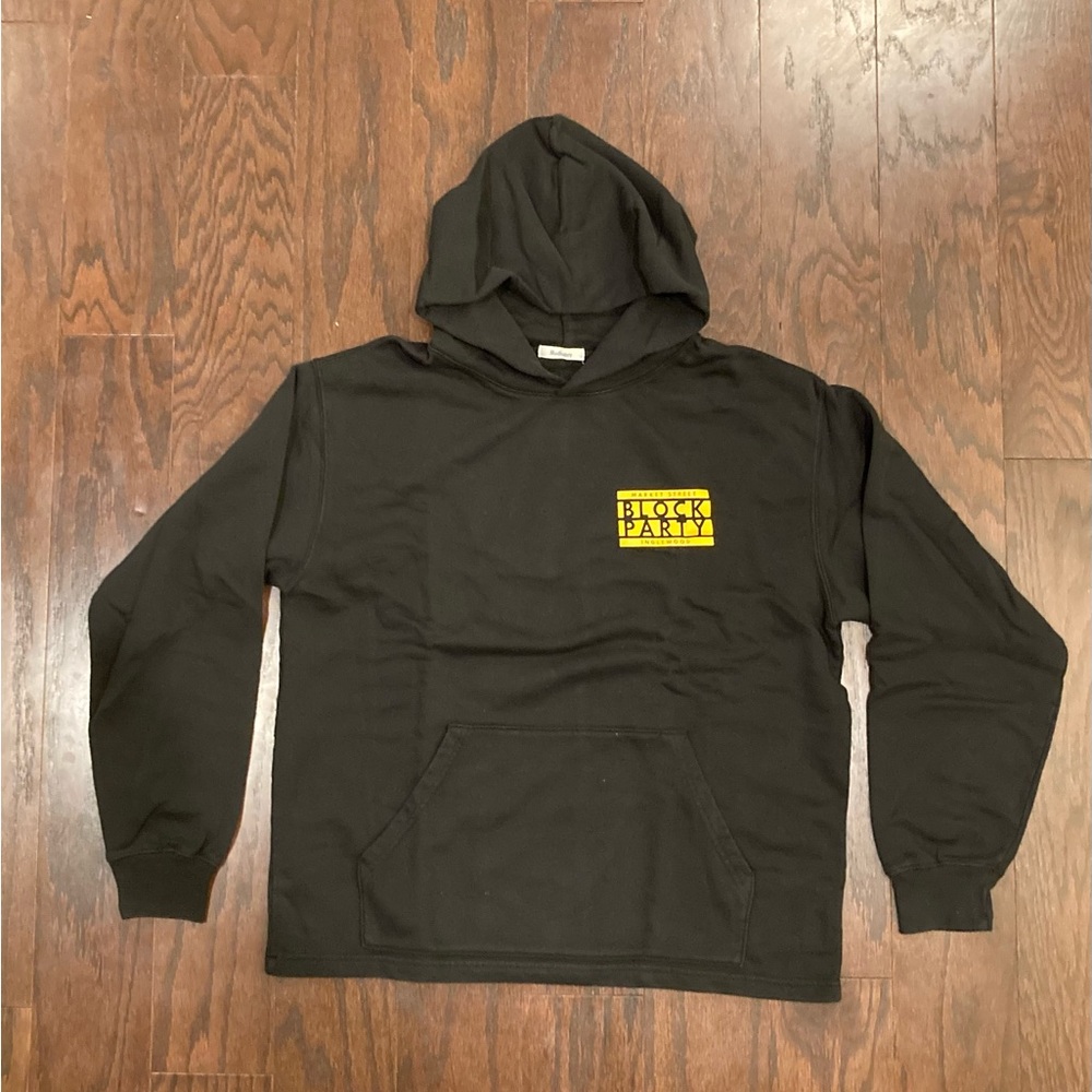 Madhappy Inglewood Market Street Block Party HBO Insecure Black Hoodie Sz L NWOT